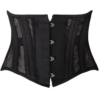 

Short hollow breathable strong body-shaping waist double steel bone waist clip waist seal postpartum abdominal belt corset