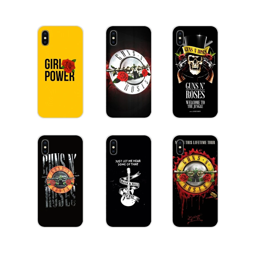 Для Samsung Galaxy S3 S4 S5 Mini S6 S7 Edge S8 S9 S10 Lite Plus Note 4 5 8 9 guns n roses аксессуары для музыкального