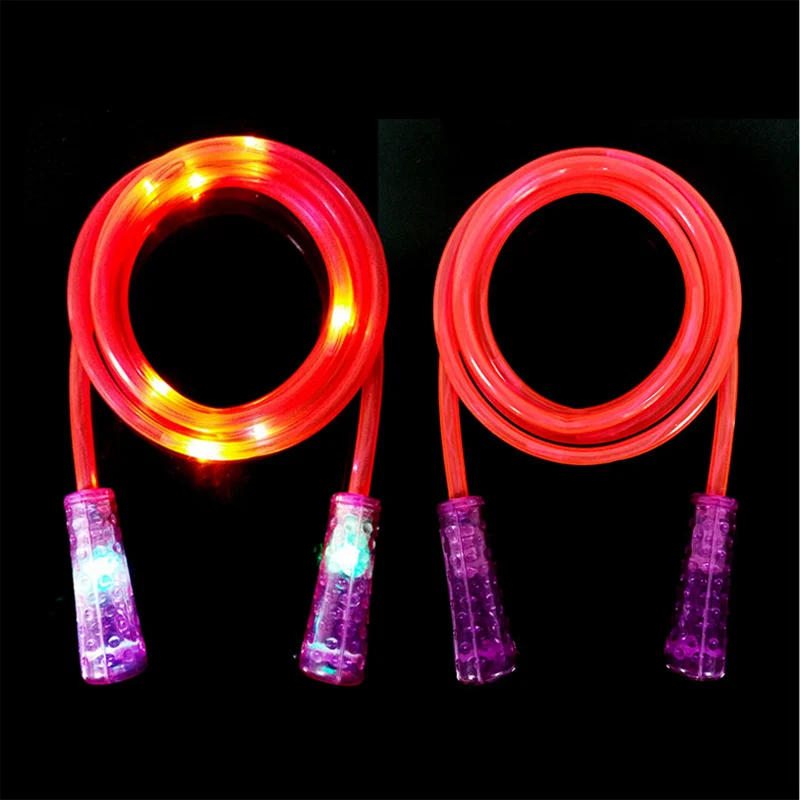 

Adults Fitness Light Up Skipping Rope Multi Colour Glow Children Outdoor Activity DC120