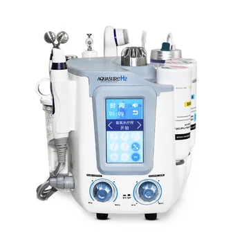 

2019 New Multifunction 6 in 1 bubble water galvanic facial machine aqua peel skin scrubber hydro dermabrasion machine