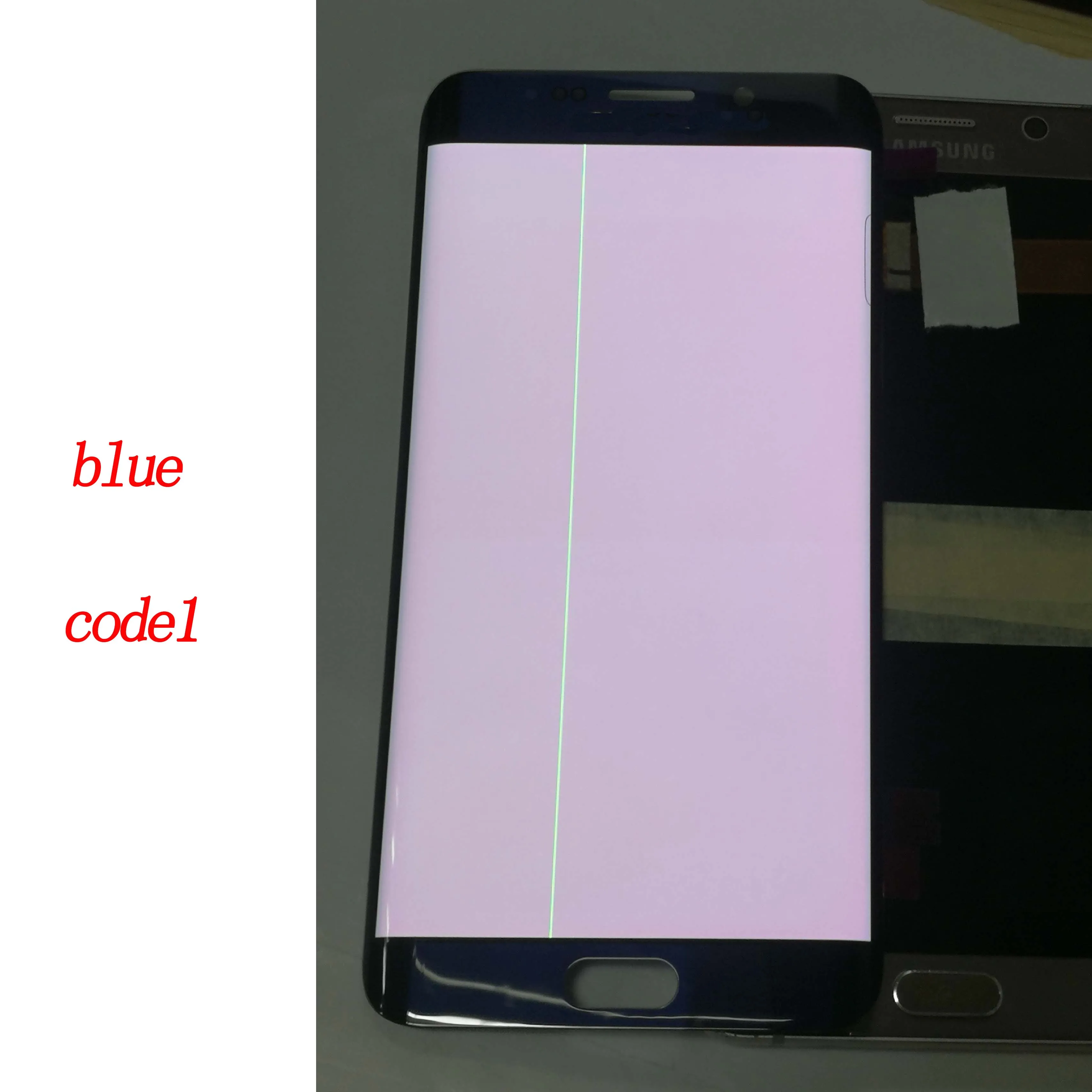 

JPFIX For Samsung Galaxy S6 Edge Plus G928 LCD Display Touch Screen Assembly Replacement With Line Shadow