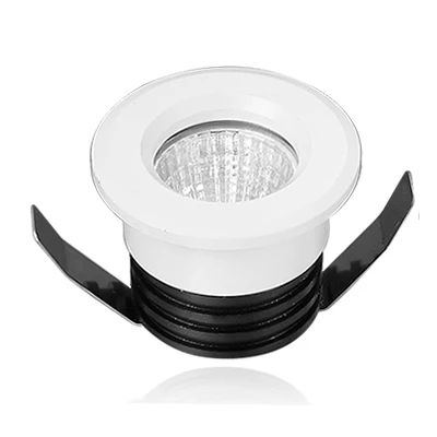 Мини COB светильник белый/черный/золотой/серебряный корпус 3W 110~ 240V resssessed Светодиодный прожектор для внутреннего освещения - Испускаемый цвет: White body