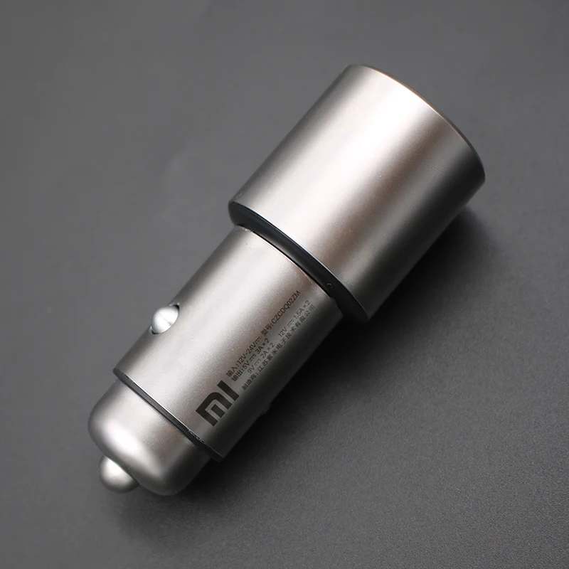 Оригинальное автомобильное зарядное устройство Xiaomi QC3.0 Dual USB быстрая зарядка 5V3A 9V2A 12V1. 5A Max 18 Вт для Xiaomi 9 CC9 9T Pro Redmi note 7 8 pro F1