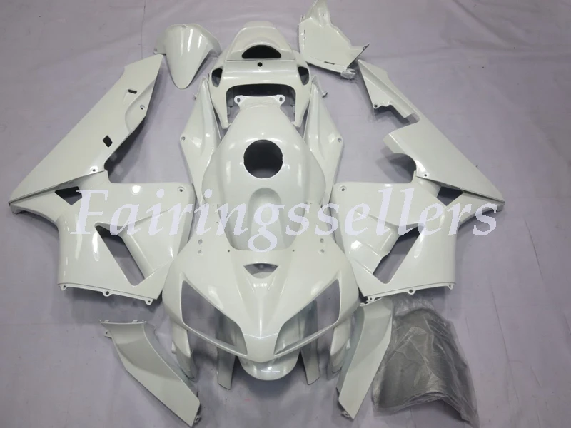

Top (Injection mold) New ABS Motorcycle Full Fairing Kit Fit For Honda CBR600RR F5 2005 2006 Fairings Pearl White