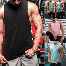 Мужская майка-Стрингер для бодибилдинга, y-образная, Спортивная майка для тренировок, спортивная майка, одежда для сильного спортзала, майка-борцовка