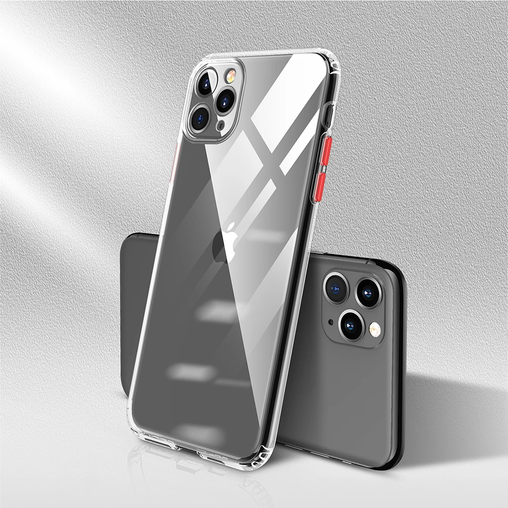 

Transparent Case For iPhone 11 Pro Max XR X XS Max X Case Clear Soft Silicone Shockproof Cover For iPhone 8 7 6 6S Plus 11 Funda
