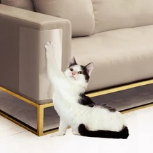  2pcs Furniture Cat Scratch Guards Stops Couch Sofa Protector Pads Anti Scratching Protecting Corner Cover PVC Pet Cat Supplies 3 