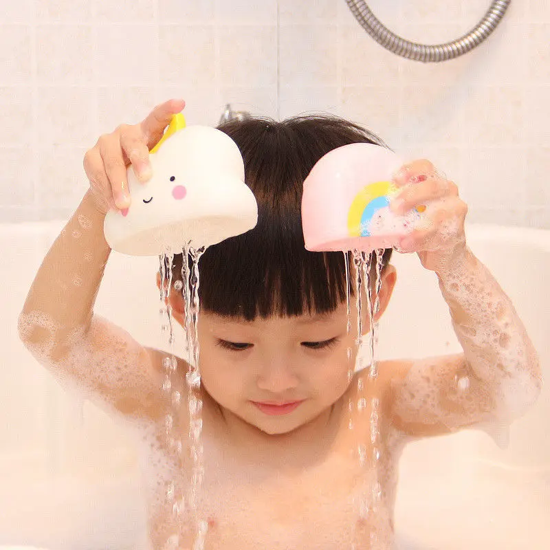 Cute Baby Bath Toys Bathroom Play Water Spraying Tool Clouds Shower Floating Toys Kids Bathroom Water Toys Early Educational 2
