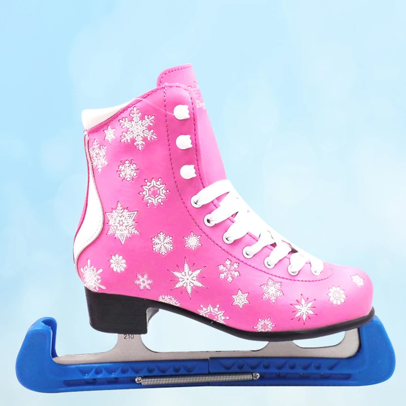 1 пара фигурных коньков чехол для обуви защитный рукав анти-скользящий морозостойкий для катания на коньках ALS88