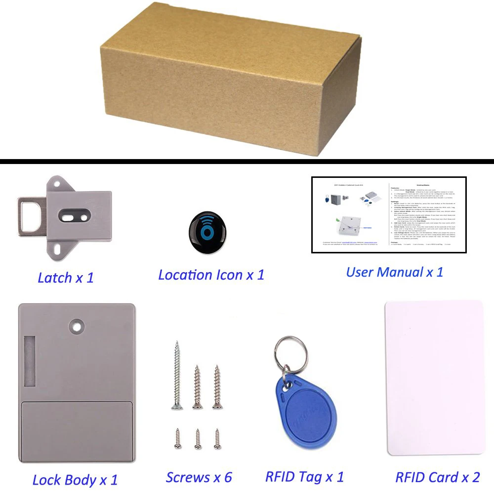 Invisible Hidden RFID Free Opening Intelligent Sensor Cabinet Lock Locker Wardrobe Shoe Cabinet Drawer Door Lock Electronic Da Invisible Hidden RFID Free Opening Intelligent Sensor Cabinet Lock Locker Wardrobe Shoe Cabinet Drawer Door Lock Electronic Da