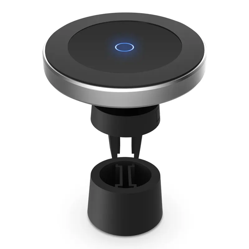 10 Вт вращение на 360 градусов автомобильное беспроводное зарядное устройство для iPhone XsMax Xs Xr 8plus Qi магнитное беспроводное автомобильное зарядное устройство для samsung S10 S9 S8 - Тип штекера: USB