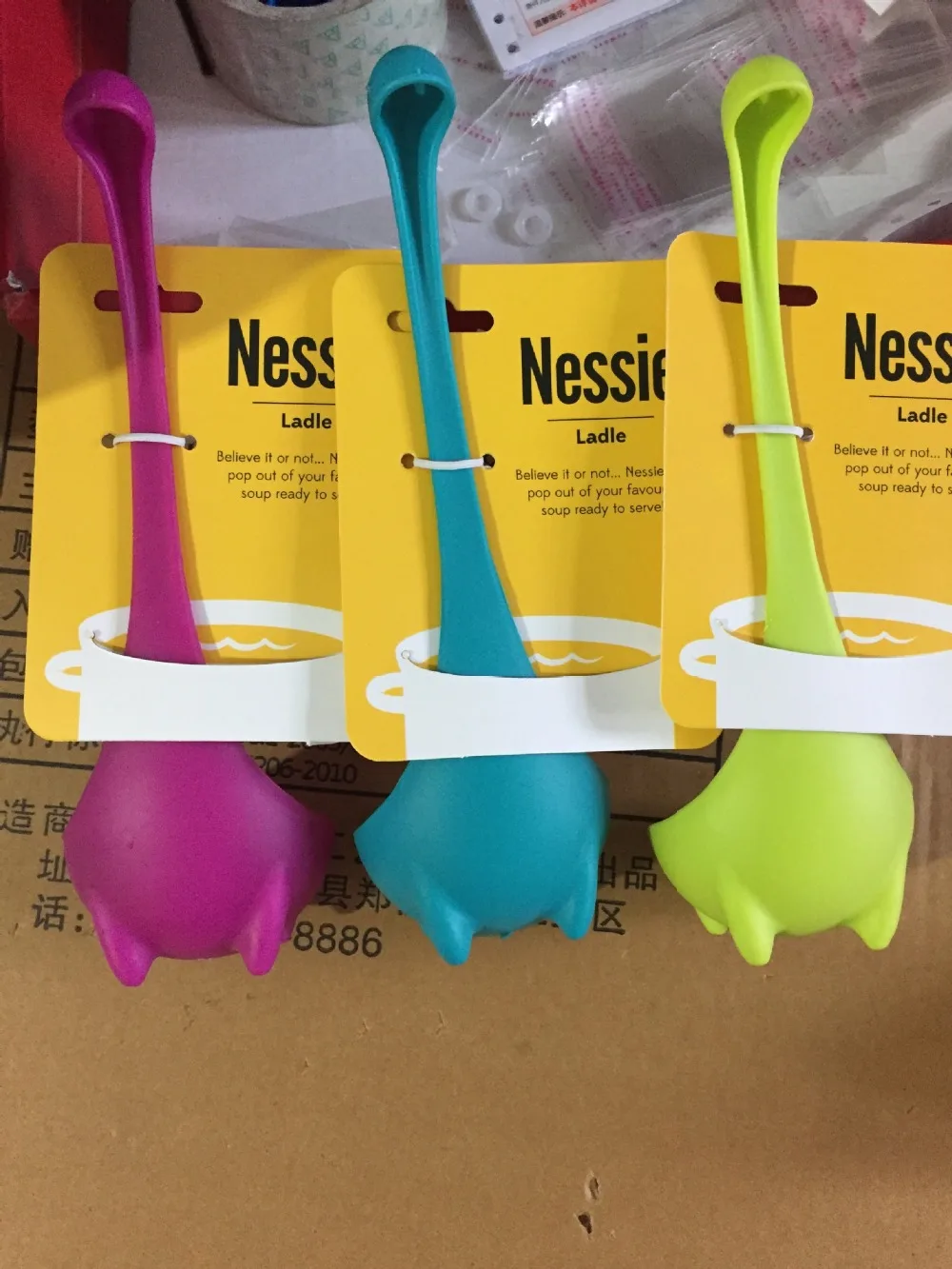 

Hot sale 1pcs Food-grade PP Cute Dinosaur Soup Spoons Cartoon Monster Long Handled Tableware Dinnerware Creative Kitchen Tools