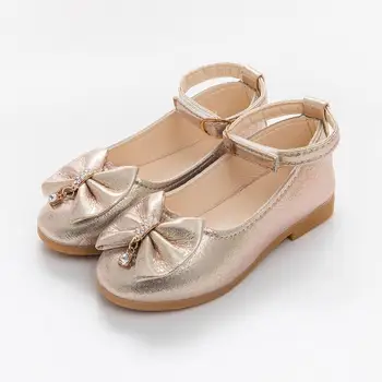 

Summer Girls Sandals Princess Shoes 2-11 year-old 2020 Fashion Butterfly-Knot Sandals Flat Bottom Kids Girls Pearl Bling Bling