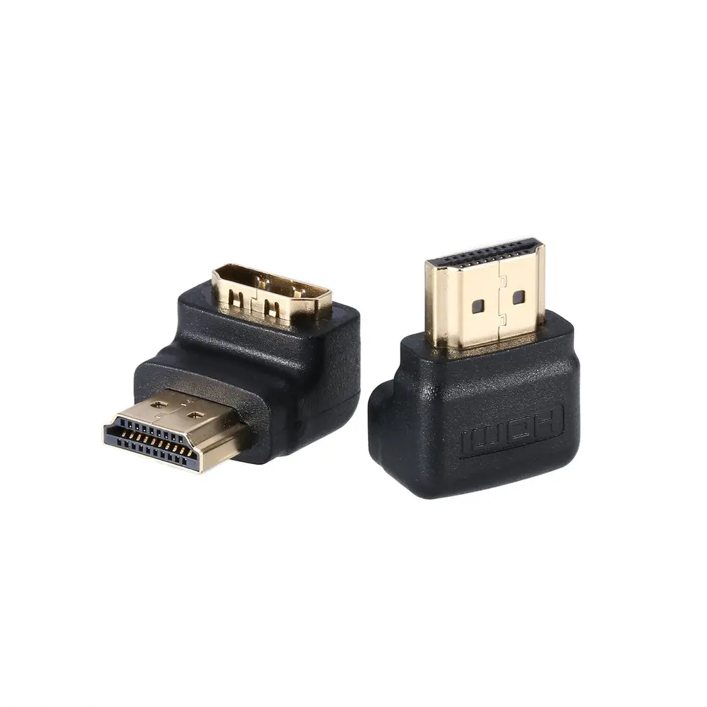 HD Hdmi адаптер 90 градусов 270 правый угол Боковой изгиб мужчин и женщин Локоть