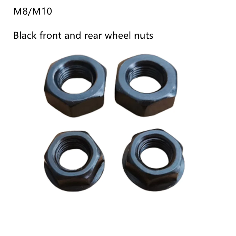 Bicycle front and rear axle nuts children's balance bike folding mountain fasteners bicycle auxiliary wheels screw caps |