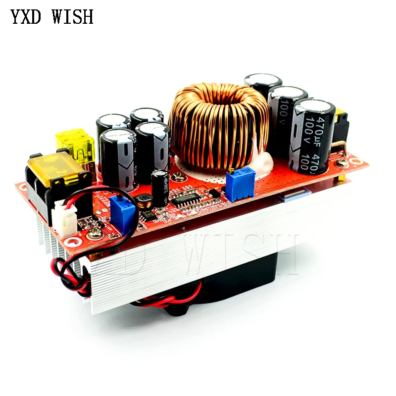 1200W/1800W DC 컨버터 부스트 자동차 스텝 업 전원 공급 장치 모듈 20A 40A 20A 전압 컨버터 CV 부스트 컨버터 레귤레이터