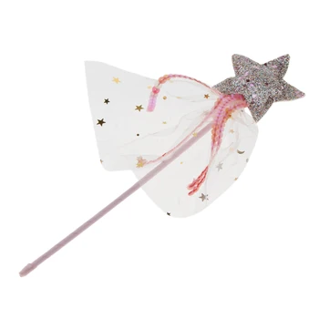 

Sweet Princess Glitter Shining Star Fairy Wand Girls Angle Magic Party Dressing up Costume Props