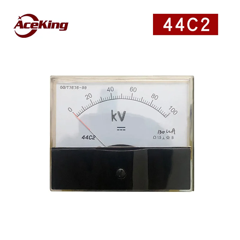 

44c2 100kV DC voltmeter high voltage voltmeter 130ua 145ua 125ua pointer DC kV