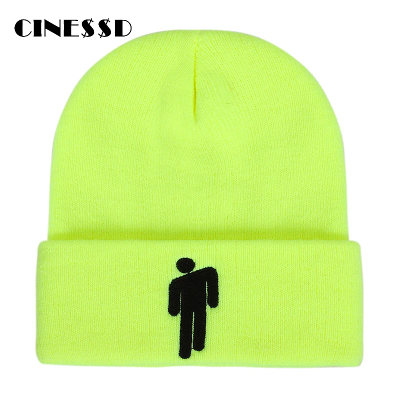 

2020 Autumn Winter Embroidery Hat Fashion Hip Hop Men Knitted Skullies Beanie Hip-Hop Skullies Bonnet Warm Women Cap Skull Hat