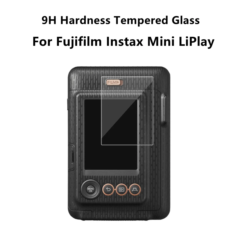 Fuji Mini Liplay Camera Glass Per Fujifilm Instax Mini Liplay Camera Pellicola Protettiva Per Schermo Lcd In Vetro Temperato Originale 9H