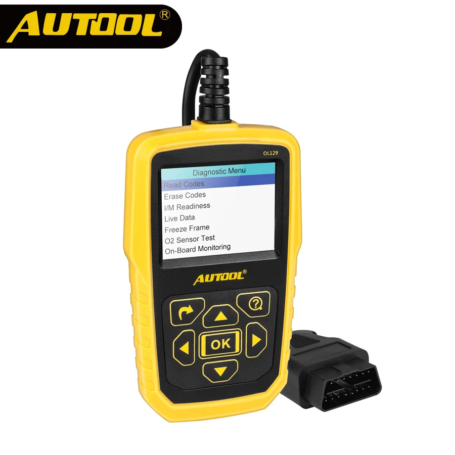 Автомобильный сканер AUTOOL OL129 OBD2 автомобильный считыватель кодов неисправностей