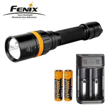 

New Fenix SD20 Cree XM-L2 U2 LED 1000 Lumens 100M Dive Light Diving Flashlight+ fenix 2600X2 battery + fenix X2 charger