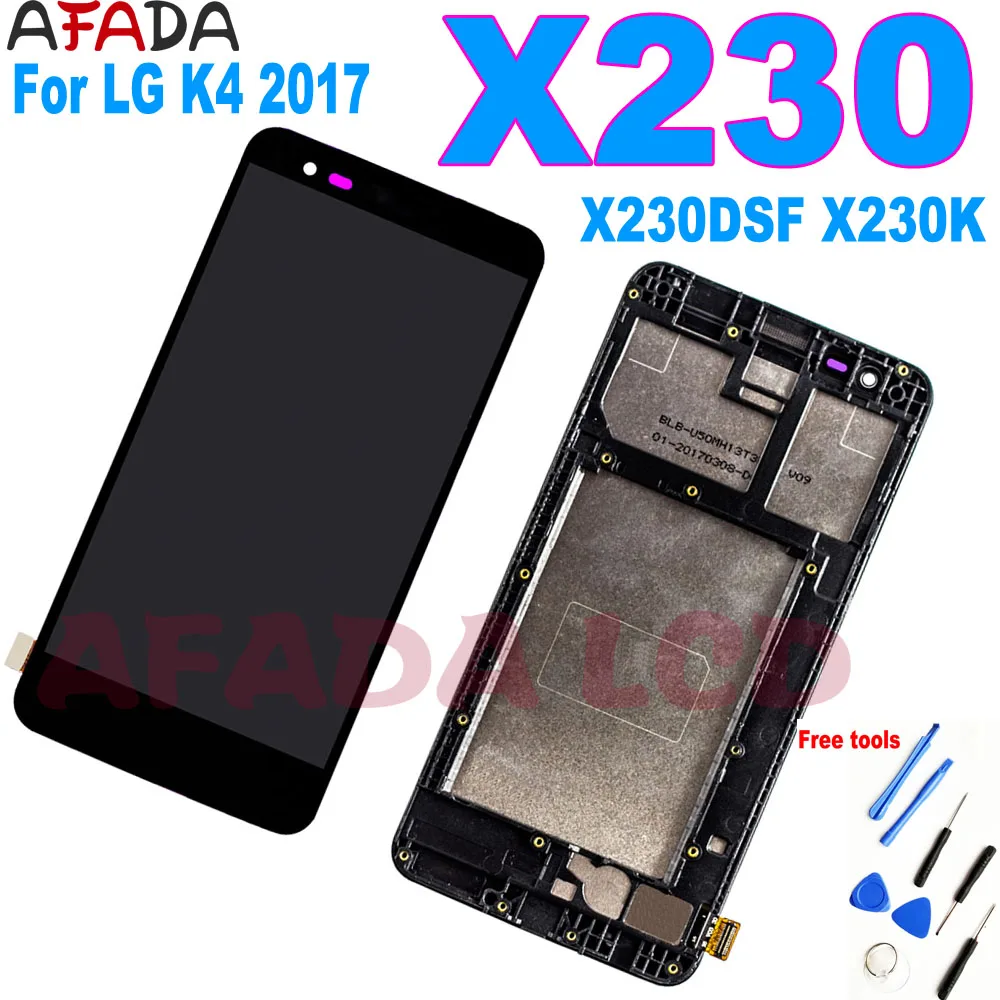 5 0 ''для LG K4 2017 X230 ЖК-дисплей кодирующий преобразователь сенсорного экрана в