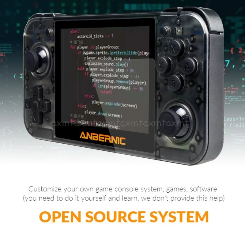 

RG350 Retro Game Console 64bit Handheld Console 3.5 Inch IPS Screen Dual-core D27 19 Dropship
