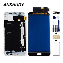 J710 ЖК-дисплей для Samsung Galaxy J7 J710 ЖК-дисплей J710F J710M J710H J710FN ЖК-дисплей+ сенсорный датчик экрана в сборе рамка