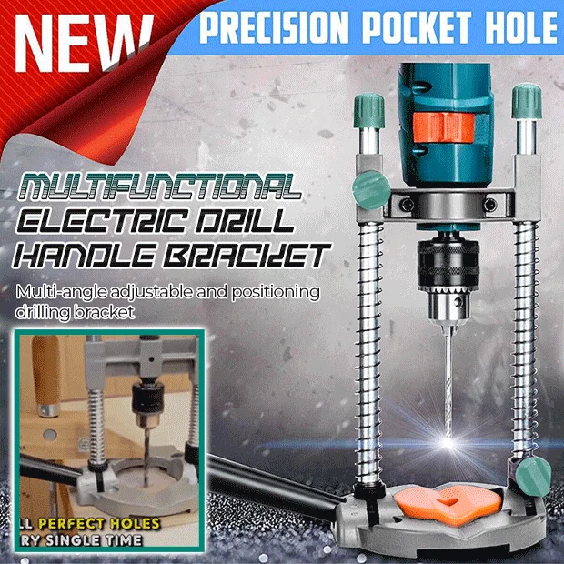 

Multifunctional Electric Drill Guide Bracket Adjustable Vertical Angle Guide Doweling locator Woodworking tools Dropshipping