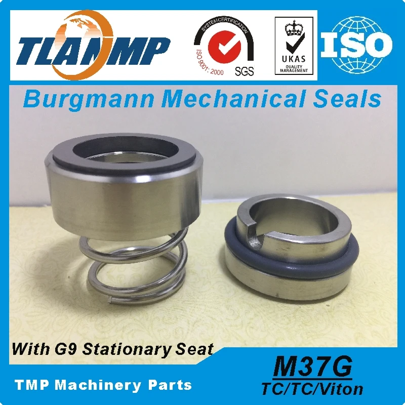 M37G-20/G9 M37G/20-G9 механические уплотнения Burgmann (материал: TC/Vit)-для размеров вала 20 мм