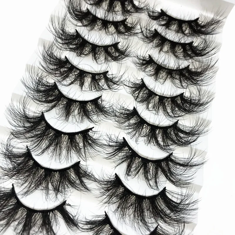 Mink Eyelashes 25mm Lashes Fluffy 3d Mink Lashes Makeup Dramatic Long Natural Eyelashes Wholesale Eyelash Extension Maquillaje