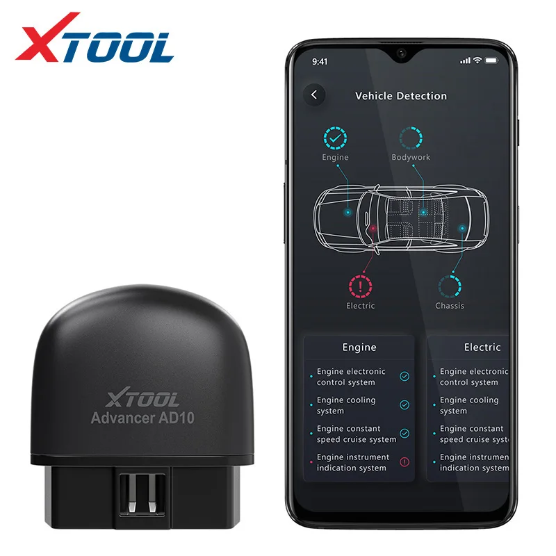 XTOOL Новый AD10 авто bluetooth диагностический инструмент OBD2 Мини ELM327 Автомобильный