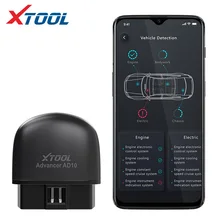 XTOOL New AD10 Car bluetooth diagnostic tool OBD2 mini ELM327 Auto scanner code reader OBD HUD  Engine 4 system for Android IOS
