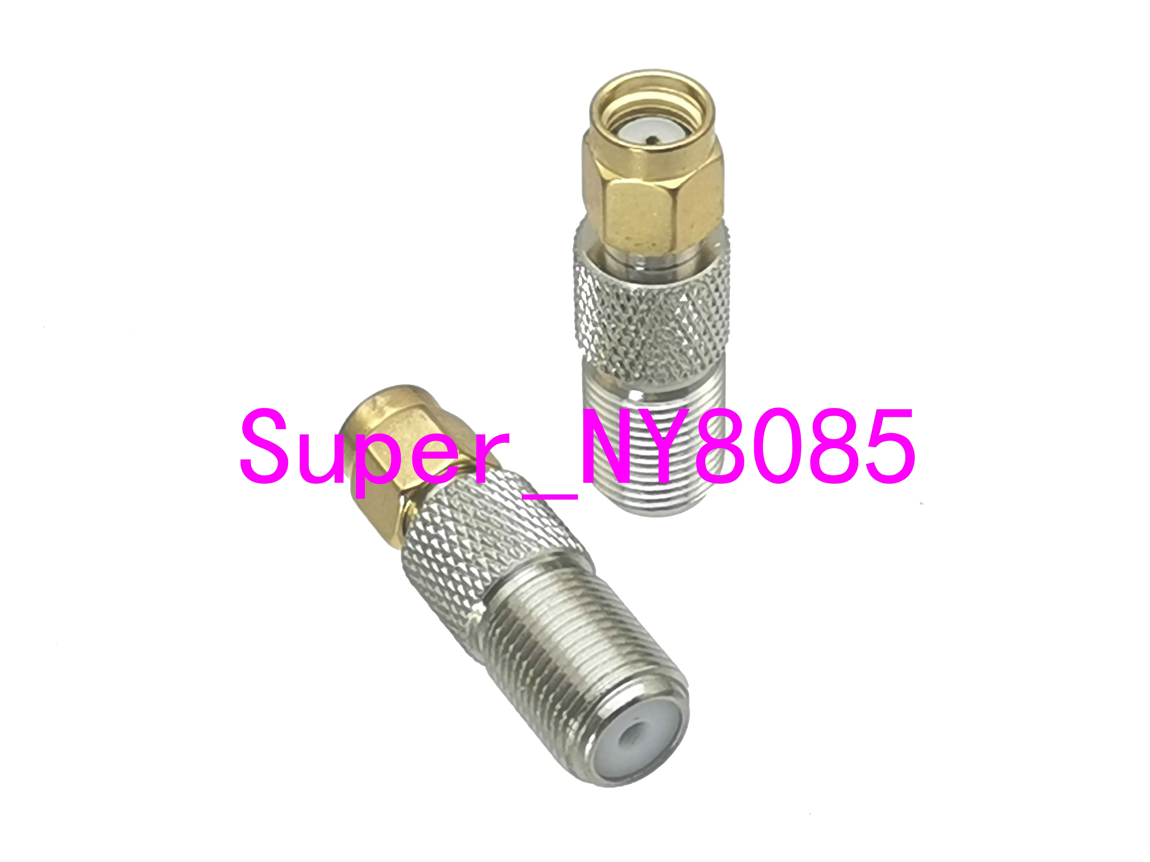 Адаптер F ТВ мама к RP. SMA Мужской Джек RF разъем золото авто радио антенна