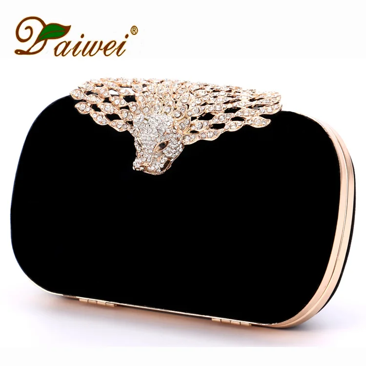 

Europe And America New Style Fashion Feibao Velvet Evening Bag Diamond Set Banquet Chain li fu bao Bag WOMEN'S Bag