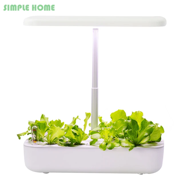 Sistema di coltivazione idroponica per giardino interno con macchina per piantare intelligente senza suolo non tossica con luce di coltivazione a LED 2