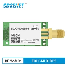 

E01C-ML01DP5 Si24R1 Wireless Module 2.4GHz 20dBm 100mW PA LNA Transceiver Transmitter Receiver SPI Interface SMA-K Antenna