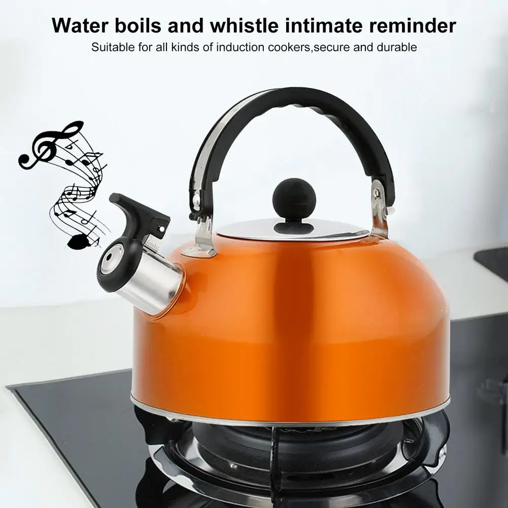 3l Stainless Steel Whistling Tea Kettle Food Grade Teapot For Make Tea