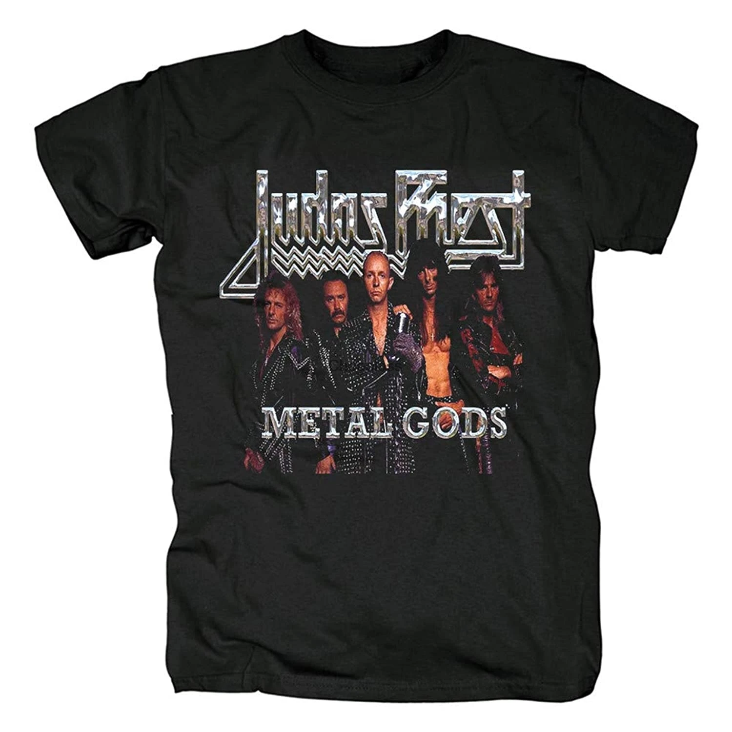 Для мужчин Детская футболка с коротким рукавом Judas Priest рок женщин футболки в