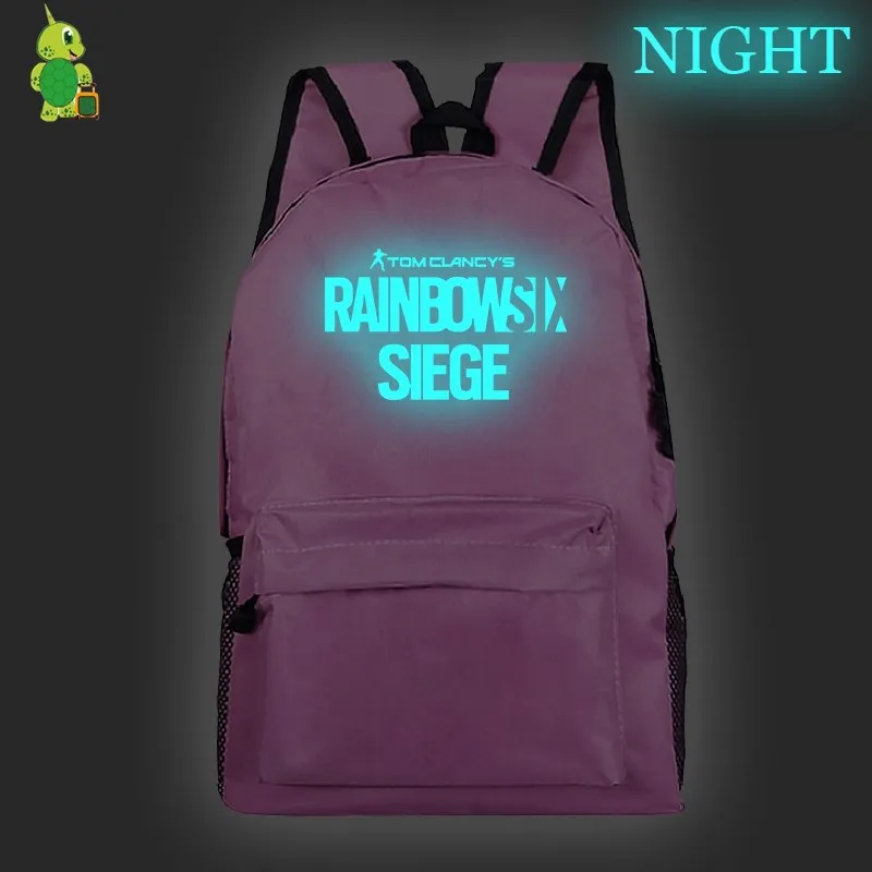 Игровой рюкзак Tom Clancy's Rainbow Six Siege, школьные сумки для подростков, женский и мужской рюкзак для ноутбука, дорожные сумки, детские сумки для книг - Цвет: 9