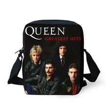 Королевская богемная Рапсодия с принтом, женские маленькие сумки-мессенджеры, крутые сумки через плечо, детские маленькие сумки через плечо для мальчиков и девочек