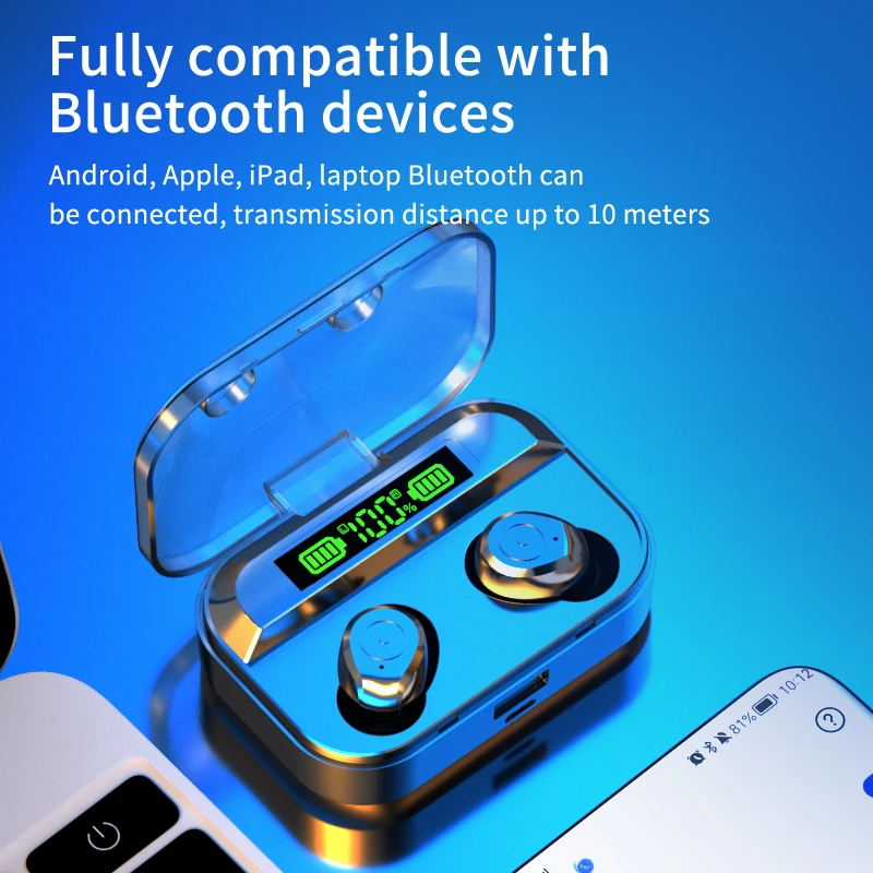 TG01 Tws Ear Phone Bluetooth Earphones Power Bank Touch Control Wireless Headphones Blutooth Earphone Free Shipping All |