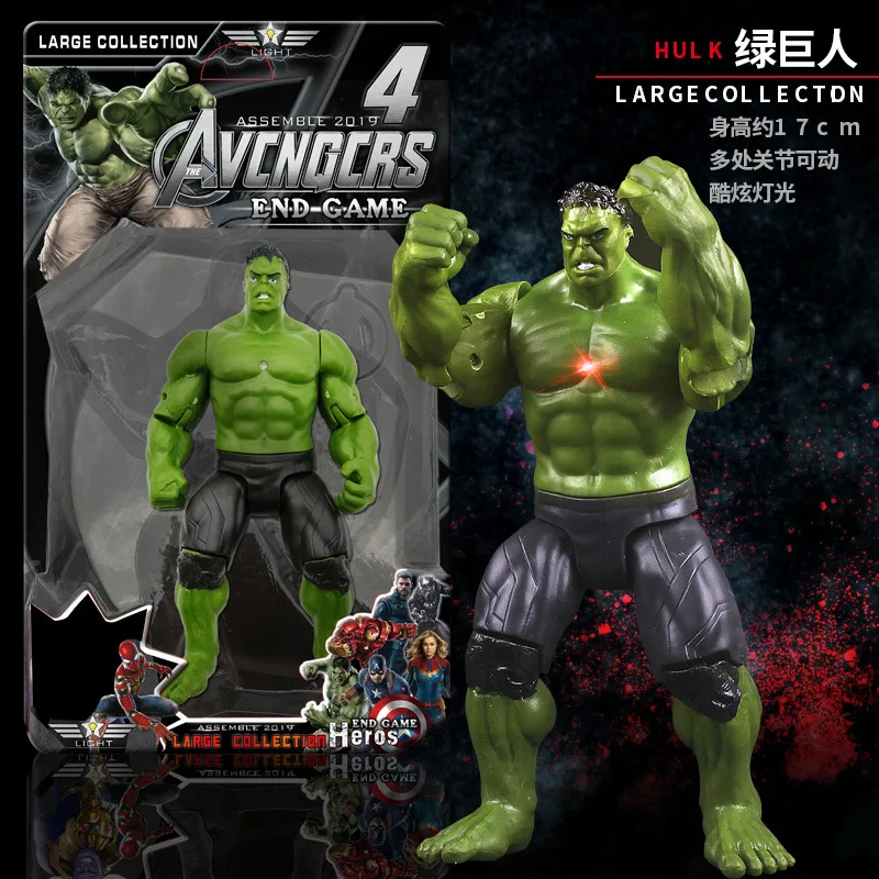 Marvel Avengers Thor Iron Man Action Figure Toys Thanos Captain America Thor Spiderman Avengers Endgame Model Toys for Children