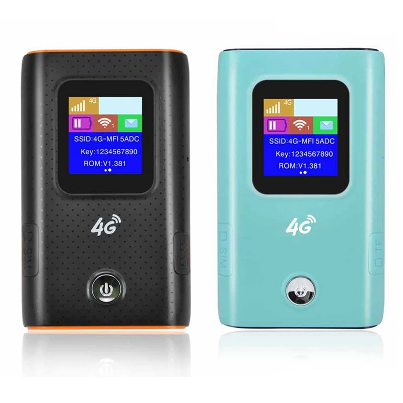 

2Pcs 4G Wifi Router Car Mobile Hotspot Wireless Broadband Pocket Mifi Unlock Lte Modem Wireless Wifi Extender Repeater Mini Rout