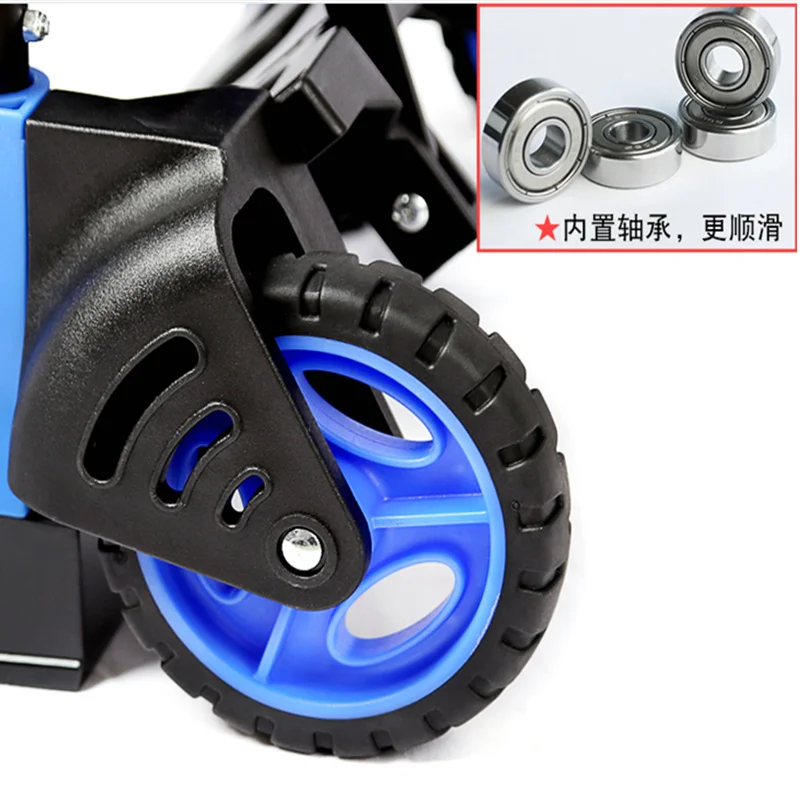 ALWAYSME Portable Push Pull Cart Dolly,Moving Platform Hand Truck,Wheel 14.5/8.5CM,Load 75-150KGS