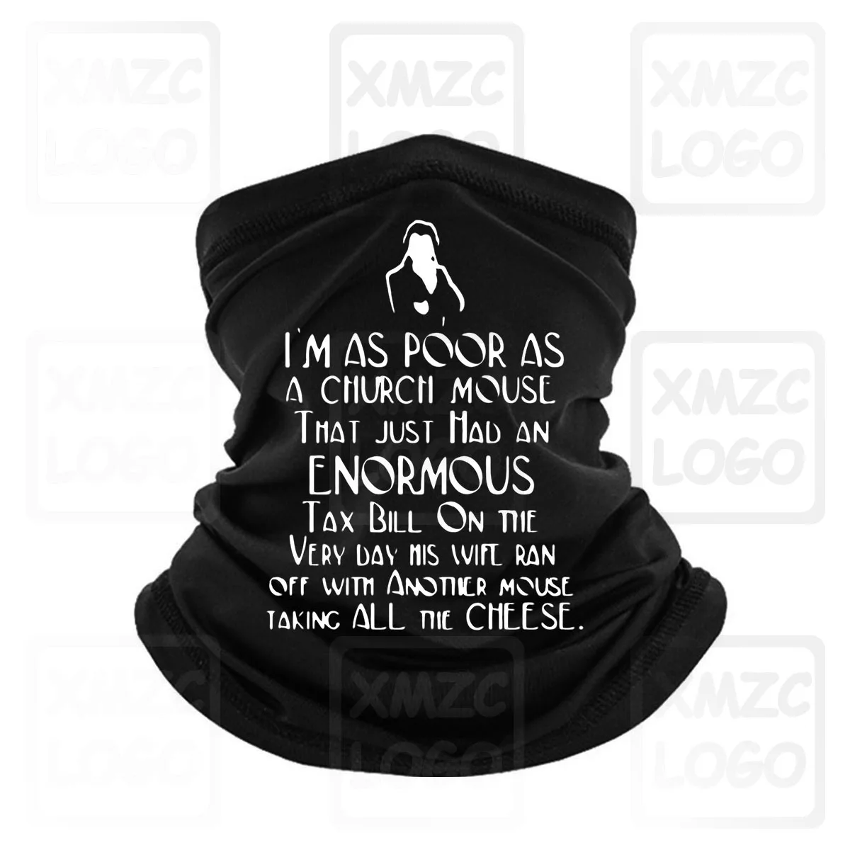 Бандана мужская с коротким рукавом красная принтом в виде ловушки|Мужские шарфы|