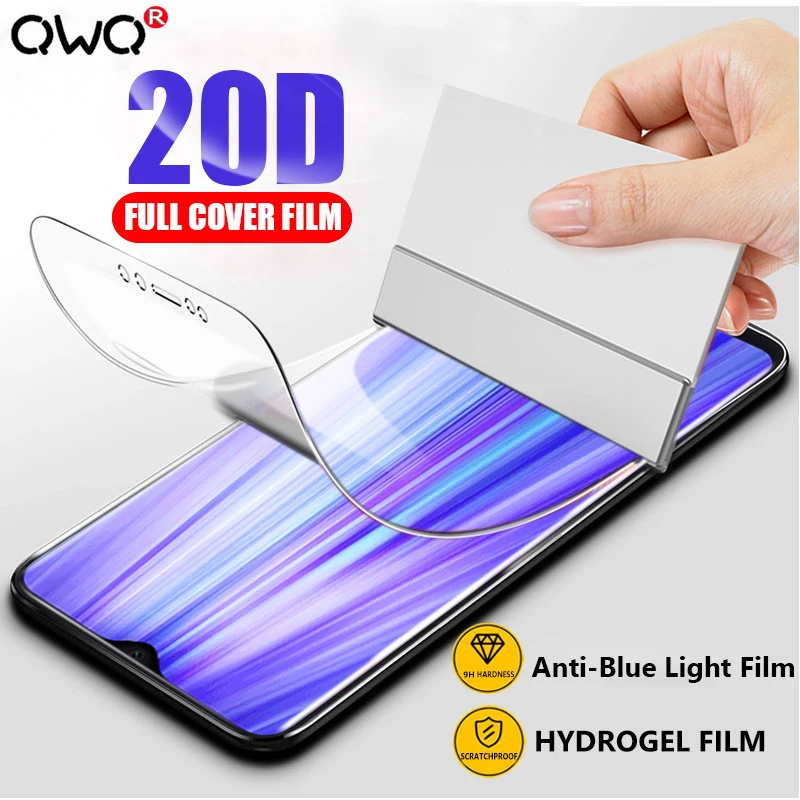 

20D Anti-Blue Light Hydrogel Film For Xiaomi Redmi Note 8 7 Pro Screen Protector For Redmi Note 8 7 5 6 K20 Pro Film Not Glass