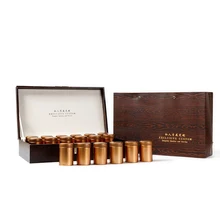 Звезда упаковка матовый черный печатные круглые жестяные банки для чая Глубокая крышка круглые жестяные банки для чая металлическая жестяная коробка