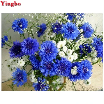 

diy diamond painting Blue cornflower full 5D diamond embroidery sale cross stitch crystal diamond picture mosaic decorative